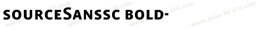 sourceSanssc bold字体转换